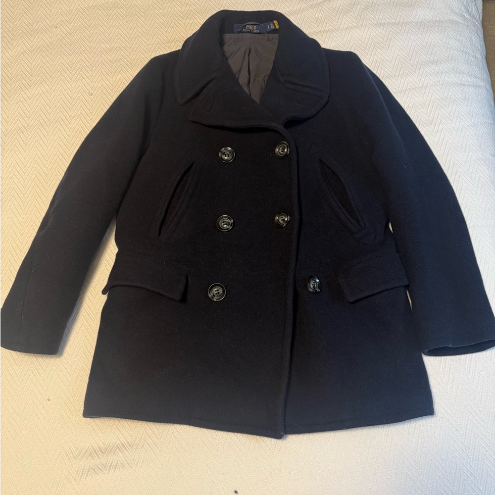 Classic Ralph Lauren Midnight Navy Peacoat